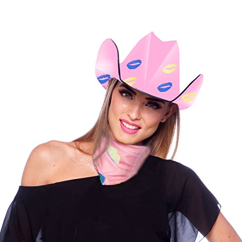 Folat Cowboyhut JGA Kuß Mund Folat Cowboyhut JGA Kuß Mund von Folat