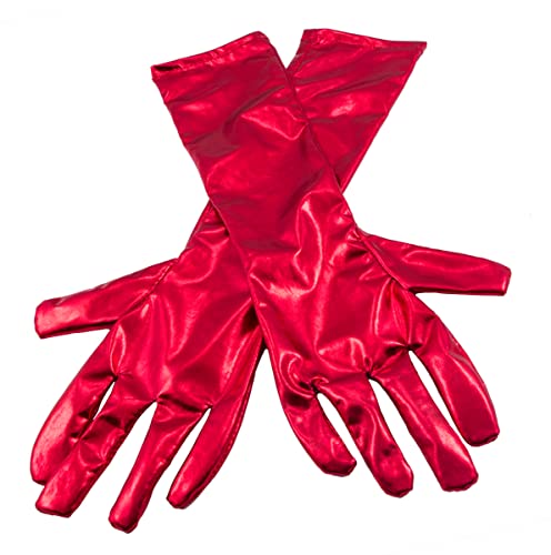 Folat Damen Metallic Farbige Handschuhe – Rot Folat Damen Metallic Farbige Handschuhe – Rot von Folat