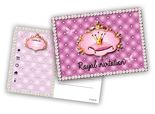 Folat Einladungskarten Prinzessinnenleben 6er Pack von Folat