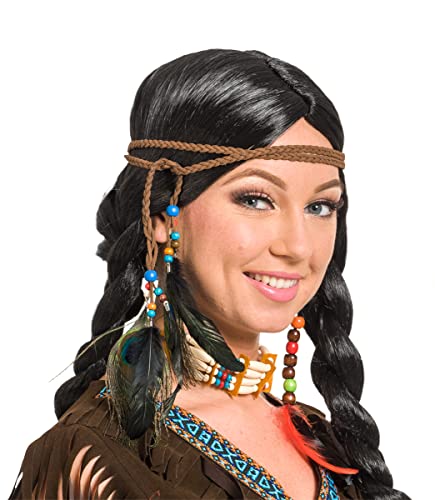 Folat Indianer Stirnband mit Federschmuck Folat Indianer Stirnband mit Federschmuck von Folat