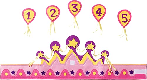 Folat F-8791 KindergeburtstagsKrone mit Zahlen PartyZubehör pinkgelb Einhe Folat F-8791 KindergeburtstagsKrone mit Zahlen PartyZubehör pinkgelb Einhe von Folat