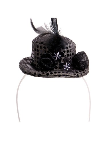 Folat Minihut Hut Mini Mütze Zylinder Schwarz Hochzeit Gala Abend Party Aben Folat Minihut Hut Mini Mütze Zylinder Schwarz Hochzeit Gala Abend Party Aben von Folat