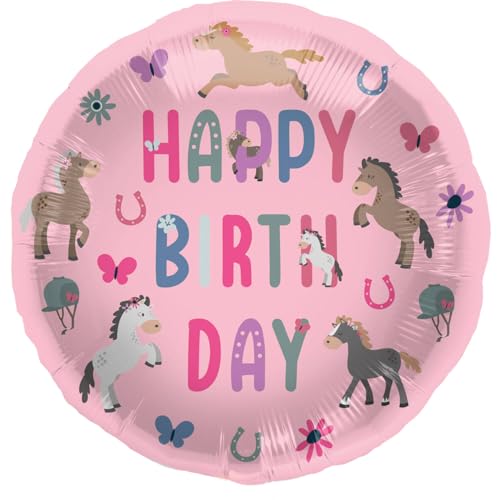 Folienballon * HAPPY HORSE * als Deko für Kindergeburtstag und Pferde Party | Größe: 45cm, für Helium und Luft | Pony Pferd Luftballon Ballon Kinder Geburtstag Folienballon * HAPPY HORSE * als Deko für Kindergeburtstag und Pferde Party | Größe: 45cm, für Helium und Luft | Pony Pferd Luftballon Ballon Kinder Geburtstag von Folat
