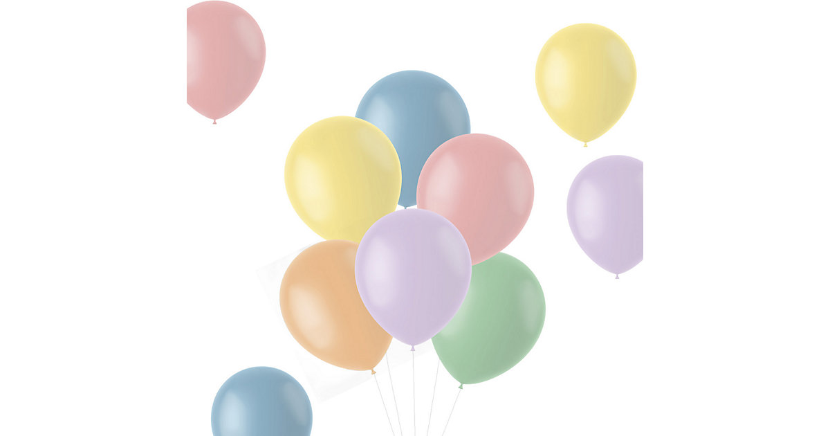 Luftballons Powder Pastels 33 cm, 50 Stück pastell Modell 1 Luftballons Powder Pastels 33 cm, 50 Stück pastell Modell 1 von Folat