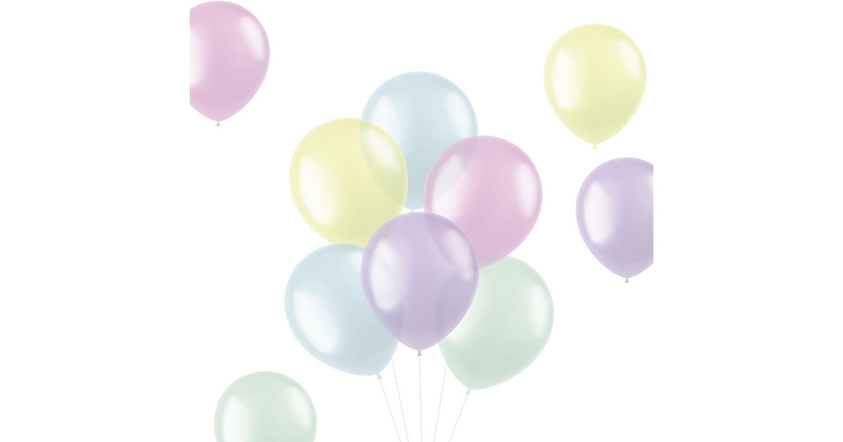 Luftballons Translucent Pastels 33 cm, 50 Stück pastell Luftballons Translucent Pastels 33 cm, 50 Stück pastell von Folat