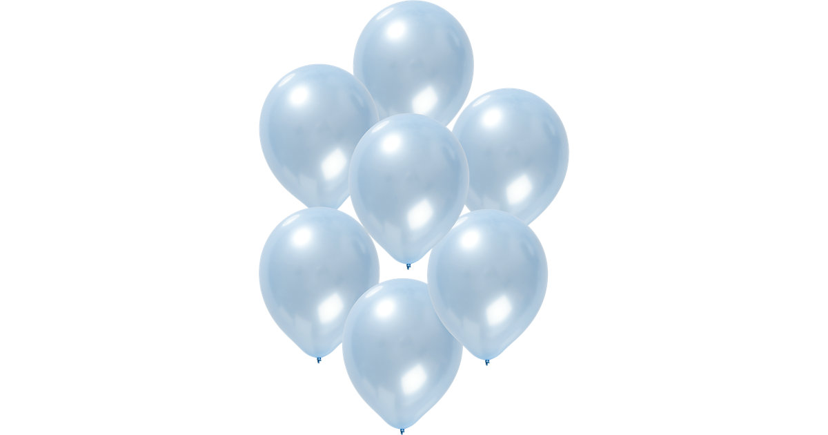 Luftballons metallic hellblau 30 cm, 50 Stück Luftballons metallic hellblau 30 cm, 50 Stück von Folat
