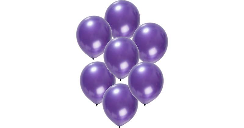 Luftballons metallic lila 30 cm, 50 Stück von Folat