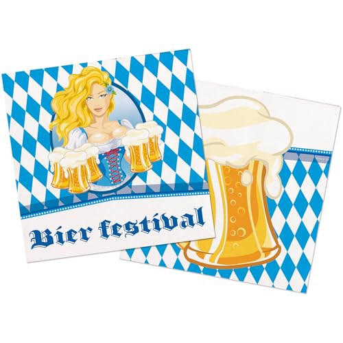 Napkins Oktoberf Beer Mugs 33x33/20 Napkins Oktoberf Beer Mugs 33x33/20 von Folat