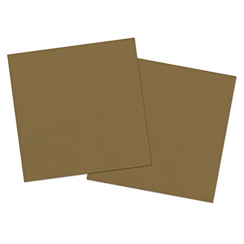 Paper Napkins 33 x 33cm Gold 20's von Folat