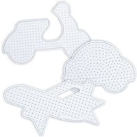 Bügel-Perlen Schablonen "Fahrzeuge", 3-teiliges Set Bügel-Perlen Schablonen "Fahrzeuge", 3-teiliges Set von Folia Bringmann