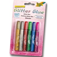 Glitter-Glue, 6 Stifte, Glitzerkleber in sechs versch. Farben Glitter-Glue, 6 Stifte, Glitzerkleber in sechs versch. Farben von Folia Bringmann