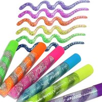 Glitter-Glue Spiralen Neon, 6er Pack, mit eingedrehten Farben, für tolle Bastelideen Glitter-Glue Spiralen Neon, 6er Pack, mit eingedrehten Farben, für tolle Bastelideen von Folia Bringmann