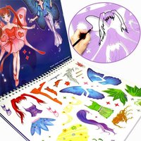 Großes Schablonenbuch ZAUBERWELT, mit Glitzerstickern, Schablonen und Vorlagen sowie Beispielen Großes Schablonenbuch ZAUBERWELT, mit Glitzerstickern, Schablonen und Vorlagen sowie Beispielen von Folia Bringmann