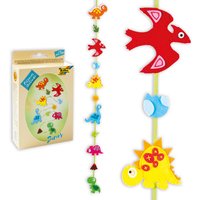 Mini Filztier Girlande - Dinosaurier Mini Filztier Girlande - Dinosaurier von Folia Bringmann
