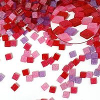 Mosaiksteine, 700 Stück, 5x5mm GLITTER MIX - pink, für Bilderrahmen, Basteln und mehr Mosaiksteine, 700 Stück, 5x5mm GLITTER MIX - pink, für Bilderrahmen, Basteln und mehr von Folia Bringmann