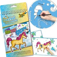 Ponyhof Schablonenbuch 14 × 28 cm, Malschablonen für tolle Ponys Ponyhof Schablonenbuch 14 × 28 cm, Malschablonen für tolle Ponys von Folia Bringmann