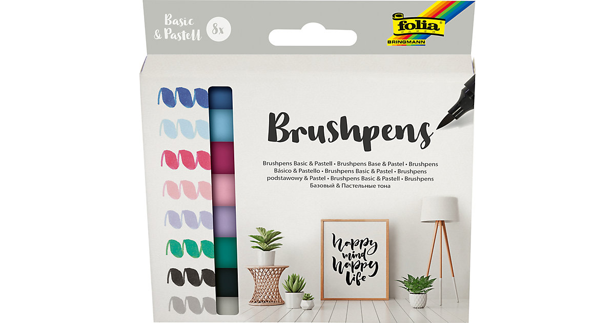 Brushpens, 8er Set Brushpens, 8er Set von folia