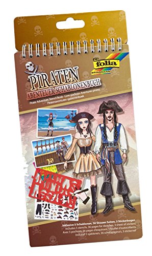 folia 41102 - Schablonenbuch Piraten Abenteuer von folia