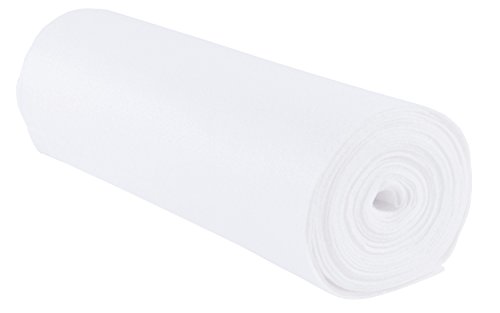 folia 520000 - Bastelfilz, mit feiner Wollqualität, 1 Rolle ca. 45 cm x 5 m, weiß, klebefleckenfreie Verarbeitung - ideal für vielfältige Bastelarbeiten folia 520000 - Bastelfilz, mit feiner Wollqualität, 1 Rolle ca. 45 cm x 5 m, weiß, klebefleckenfreie Verarbeitung - ideal für vielfältige Bastelarbeiten von folia