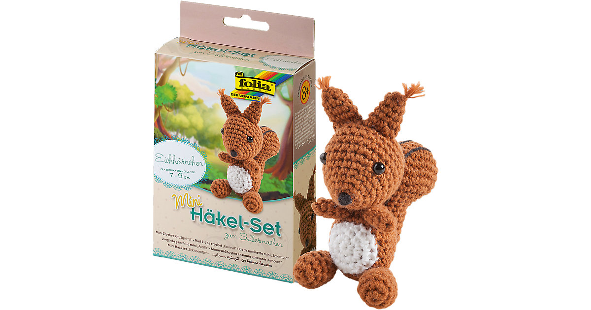 Mini-Häkelset Eichhörnchen Mini-Häkelset Eichhörnchen von folia