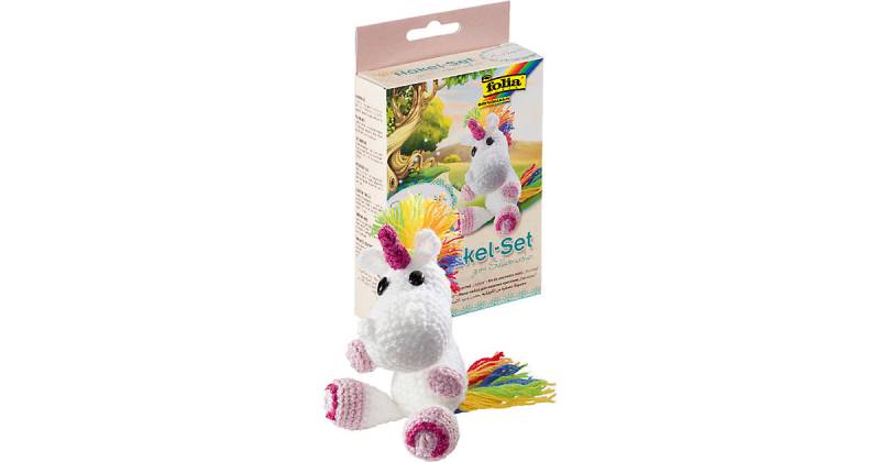 Mini-Häkelset Einhorn von folia