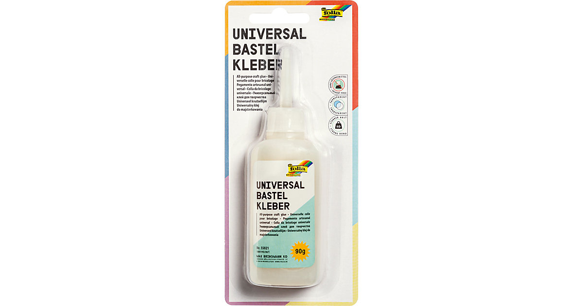 Universal Bastelkleber transparent, 90 g Universal Bastelkleber transparent, 90 g von folia