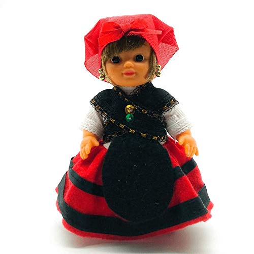 Folk Artesanía 15 cm große Sammlerpuppe, Galicianisches Kleid, Galicien, Gallega Galicia, hergestellt in Spanien, ähnlich Barriguitas Folk Artesanía 15 cm große Sammlerpuppe, Galicianisches Kleid, Galicien, Gallega Galicia, hergestellt in Spanien, ähnlich Barriguitas von Folk Artesanía