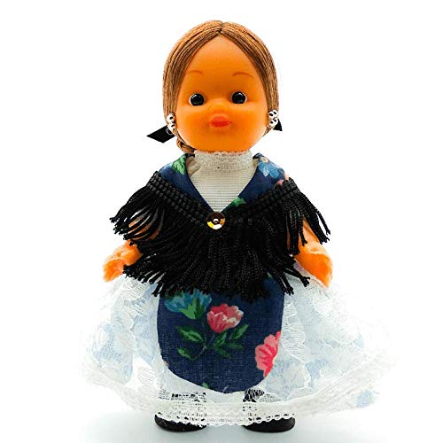 Folk Artesanía Sammelpuppe 15 cm - Trachtenkleid von Peniscola Peñiscola Castellón - Hergestellt in Spanien - Ähnliche Barriguitas von Folk Artesanía
