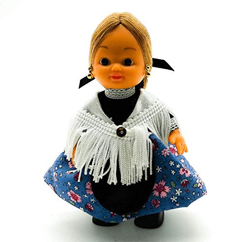 Folk Artesanía Sammlerpuppe, 15 cm, Saragossa regionales Kleid, Baturra Aragonesa von Folk Artesanía