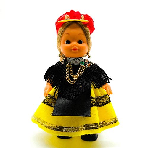 Folk Artesanía Sammlerpuppe, 15 cm, regionales Kleid von Abulense Ávila von Folk Artesanía