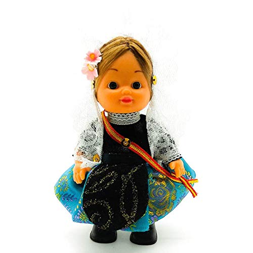 Folk Artesanía Sammlerpuppe, 15 cm, regionales Kleid von Alicante Alicantina Foguerera. Folk Artesanía Sammlerpuppe, 15 cm, regionales Kleid von Alicante Alicantina Foguerera. von Folk Artesanía