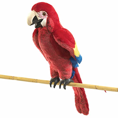 Folkmanis Scarlet Macaw Hand Puppet von The Puppet Company