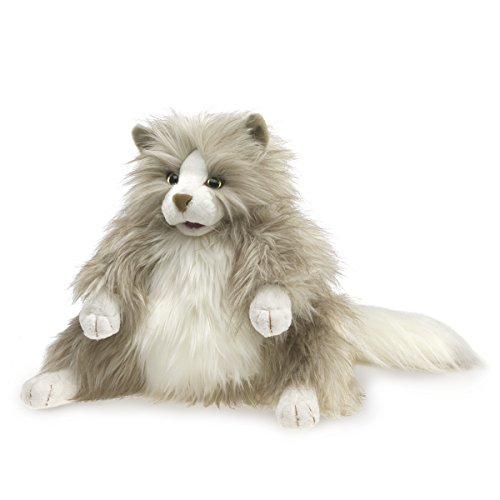 Folkmanis Fluffy Cat Hand Puppet von Folkmanis