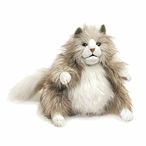 Folkmanis Fluffy Cat Hand Puppet von Folkmanis