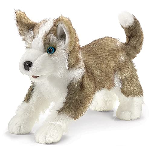 Folkmanis 2994 Wolf Handpuppe, Grau/Weiß, One Size Folkmanis 2994 Wolf Handpuppe, Grau/Weiß, One Size von Folkmanis