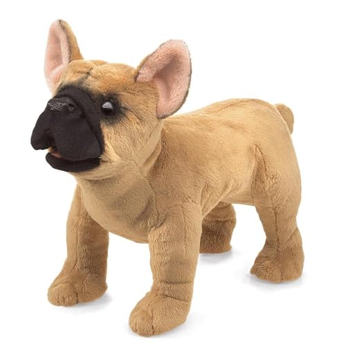 Folkmanis Handpuppe, französische Bulldogge. von Folkmanis