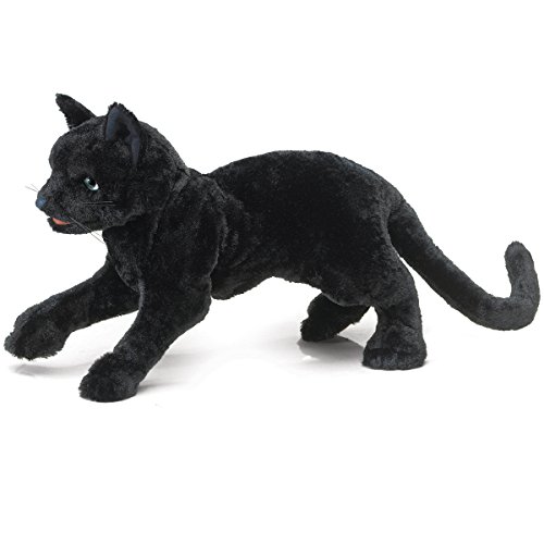 Folkmanis Cat Puppet (Black), 23 Centimeters von The Puppet Company