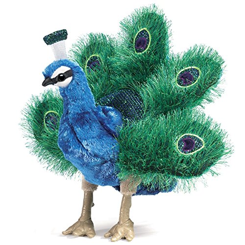 Folkmanis Handpuppe Puppet 2834 Kleiner Pfau Blau, Grün Folkmanis Handpuppe Puppet 2834 Kleiner Pfau Blau, Grün von Folkmanis