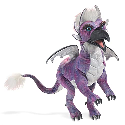 Folkmanis Handpuppe Schnabeldrache/Beaked Dragon, lila, schwarz, weiß Folkmanis Handpuppe Schnabeldrache/Beaked Dragon, lila, schwarz, weiß von Folkmanis