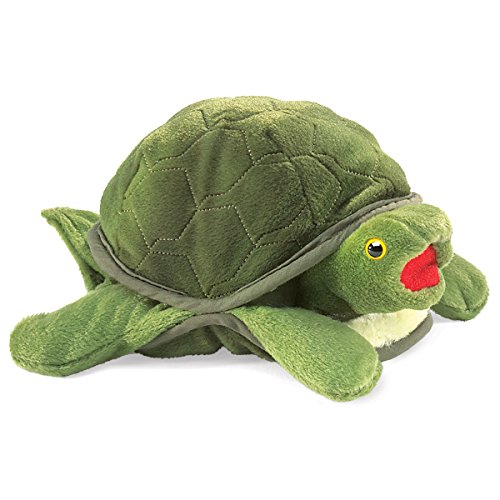 Folkmanis Baby Turtle Hand Puppet von The Puppet Company