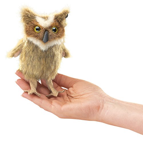 Folkmanis Puppets Great Horned Owl Finger Puppet von Folkmanis