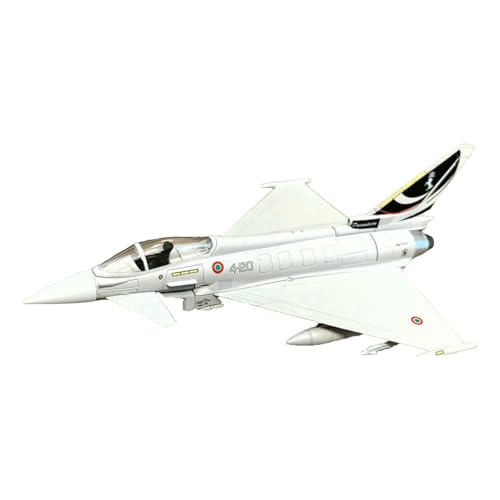 Folpus 1/100 Ef2000 Kampfjet-Flugzeugmodell, Druckguss-Flugzeug, Luftfahrt-Gedenkmodell, Sammlerflugzeugmodell für Bar-Bücherregal von Folpus