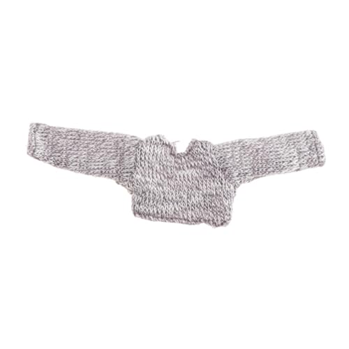 Folpus 1/12 weibliche Puppenpullover Actionfigur Kleidung Pullover Pullover für 6 Zoll weibliche Figuren, Grau Folpus 1/12 weibliche Puppenpullover Actionfigur Kleidung Pullover Pullover für 6 Zoll weibliche Figuren, Grau von Folpus