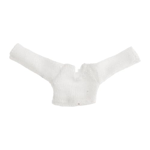 Folpus 1/12 weibliche Puppenpullover Actionfigur Kleidung Pullover Pullover für 6 Zoll weibliche Figuren, Weiß Folpus 1/12 weibliche Puppenpullover Actionfigur Kleidung Pullover Pullover für 6 Zoll weibliche Figuren, Weiß von Folpus