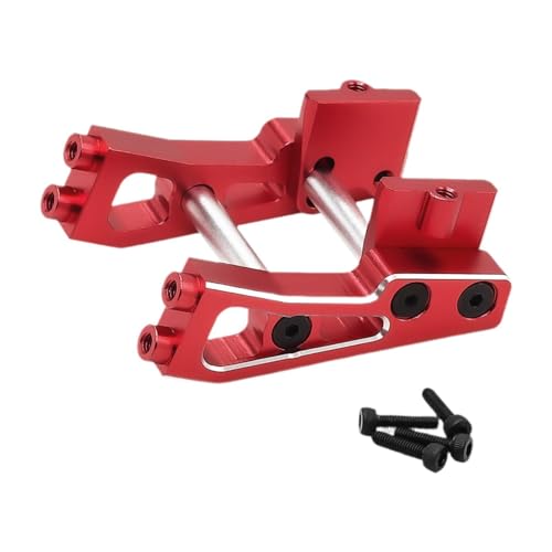 Folpus 1/14 RC Hinten Flügel Körper Montieren Unterstützung Ersatz für 223S Modell RC Hobby Auto Zubehör, Rot von Folpus