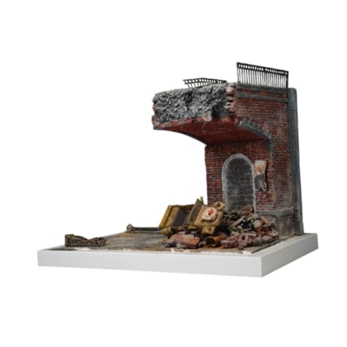Folpus 1/35 Miniaturbrückengebäude Haus Sandtisch Layout Prop Diorama Kollektion Ornaments Straßenszenenausstellungsmontage Modell, Style A Folpus 1/35 Miniaturbrückengebäude Haus Sandtisch Layout Prop Diorama Kollektion Ornaments Straßenszenenausstellungsmontage Modell, Style A von Folpus