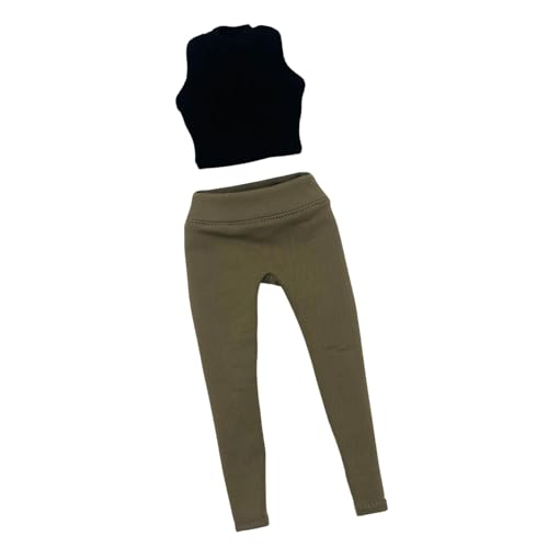 Folpus 1/6 Skalenweste mit Hosen ärmellose Top Realistic Retro Strick -Tanktop, anziehen für 12 "männliche Actionfiguren ACCS, Schwarz Folpus 1/6 Skalenweste mit Hosen ärmellose Top Realistic Retro Strick -Tanktop, anziehen für 12 "männliche Actionfiguren ACCS, Schwarz von Folpus