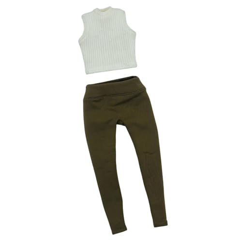 Folpus 1/6 Skalenweste mit Hosen ärmellose Top Realistic Retro Strick -Tanktop, anziehen für 12 "männliche Actionfiguren ACCS, Weiß Folpus 1/6 Skalenweste mit Hosen ärmellose Top Realistic Retro Strick -Tanktop, anziehen für 12 "männliche Actionfiguren ACCS, Weiß von Folpus