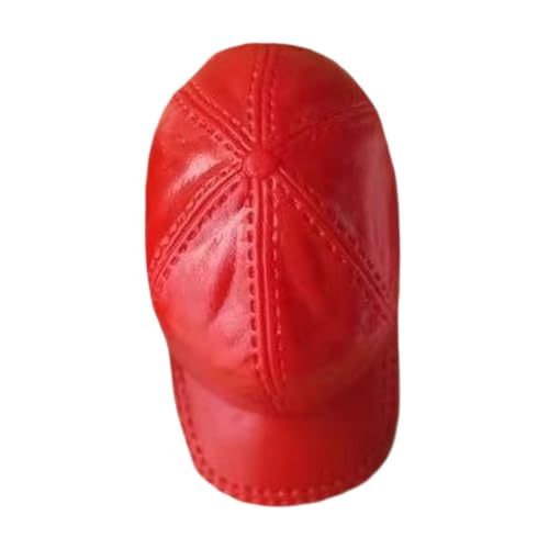 Folpus 1/6 weibliche Figurenhut, robuste, Gummi -realistische Baseballkappe stilvoll für 12 '' Figurenkostümzubehör, Rot von Folpus