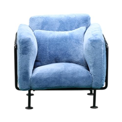 Folpus 1: 6 Dollhouse Sofa Möbel Simulation Zubehör Spielzeug Mini -Modell für Wohnzimmer, Blau von Folpus